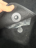 tapis sol noir uni luxueux voiture moderne boucles résistants l'usure