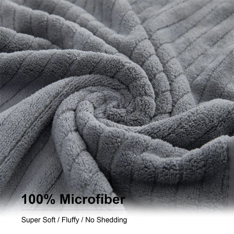 serviette bain microfibre séchage rapide rayée moderne grande taille multicoloreversible suspension