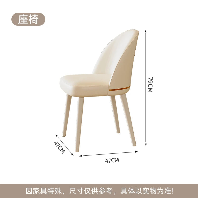 table manger ronde blanche moderne chaises minimaliste intérieur bois blanc