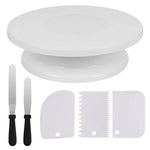 plateforme rotative gâteaux noir texturée diamètre 27.94cm hauteur 6.35cm utilitaire moderne