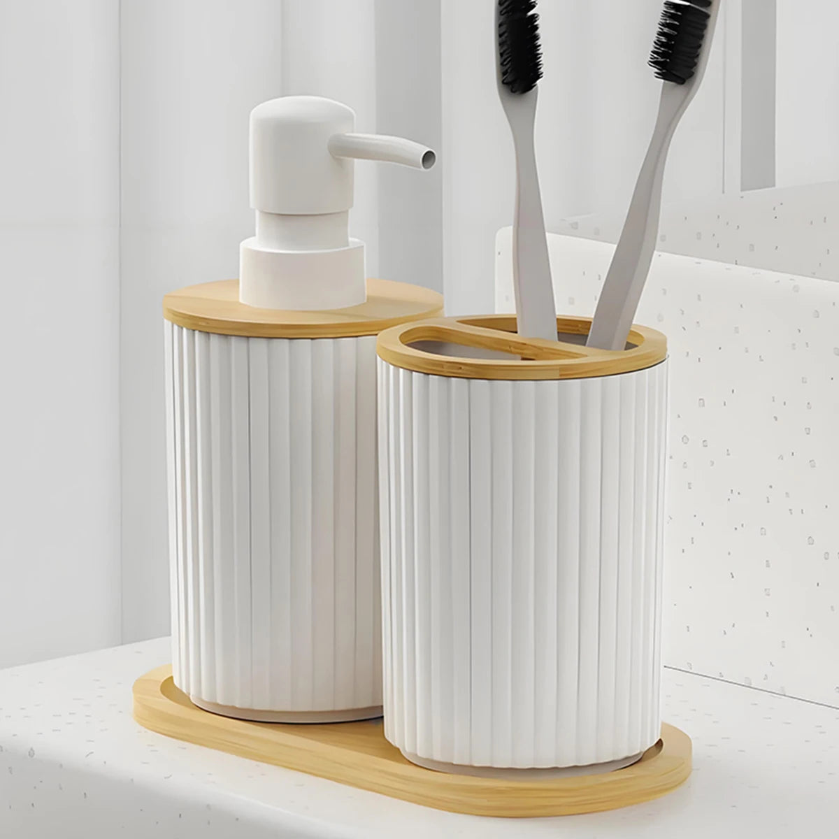 Distributeur de savon noir pour salle de bain design moderne