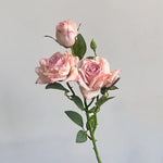 bouquet roses artificielles fleurs soie décoratives mariage anniversaire intérieur decoration