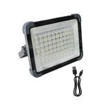 lampe solaire rechargeable led gris moderne affichage numerique controleurs buttons