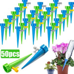 arrosage gouttelettes kit plantes auto arrosage bleu vert bouteille plastique valve ajustable modernes pratique
