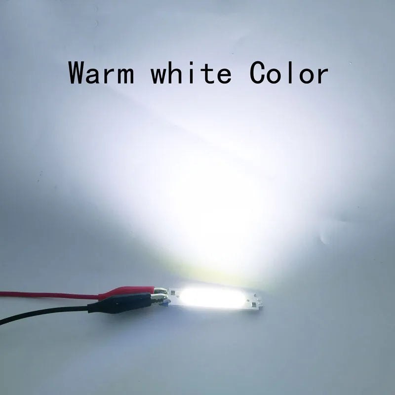 lampe led 60x15mm blanc orange rose vert bleu rouge moderne 2w 12v