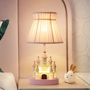 Lampe de chevet rose château de princesse pour chambre d'enfant - Décoration lumineuse LED moderne