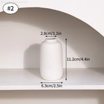 vases céramique blancs minimalistes simples décoratifs hydroponiques fleurs séchées nhà cửa