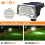 lampe solaire réglable moderne noire argentée extérieure jardin allée