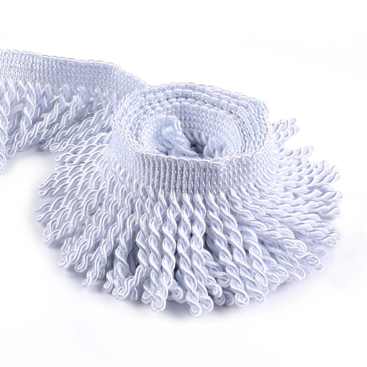 ruban franges or bleu marine franges torsade classique polyester élastique écologique yards