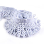 ruban franges or bleu marine franges torsade classique polyester élastique écologique yards