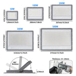 projecteur led gris moderne ip66 220v 50w 100w 200w 300w 500wextérieur