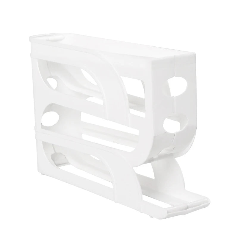 boîtes rangement œufs enroulables réfrigérateur cuisine transparentes modernes minimalistes 30 pièces