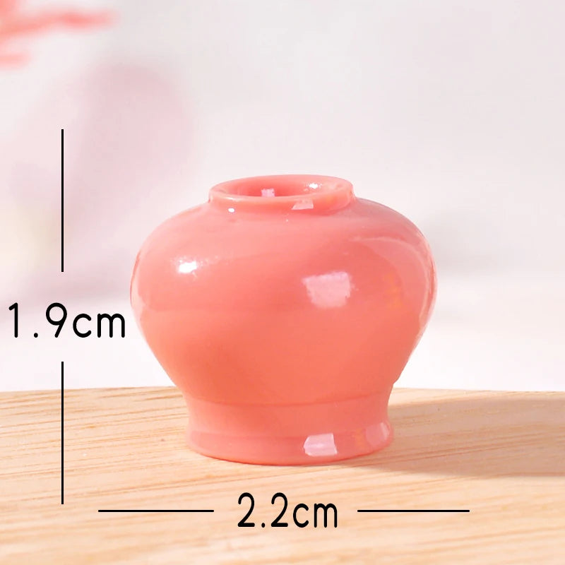 vases résine couleur verte bleue rose orange violet beiges modernes ornement cuisine bricolage accessoires