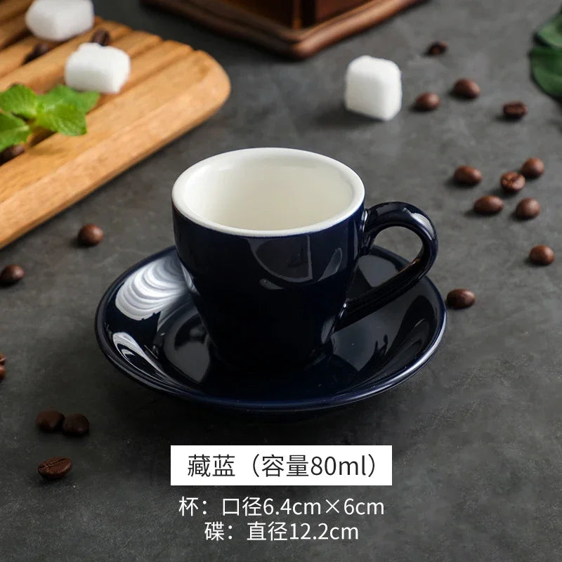 tasses céramique porcelaine poignée cuillères moderne rouge vert bleu jaune blanc