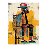 affiche abstraite moderne pop art toile canvas couleur géométrique salon décoration maison sans cadre