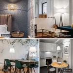 lot ampoules led e27 boule blanche mate éclairage intérieur salon maison moderne