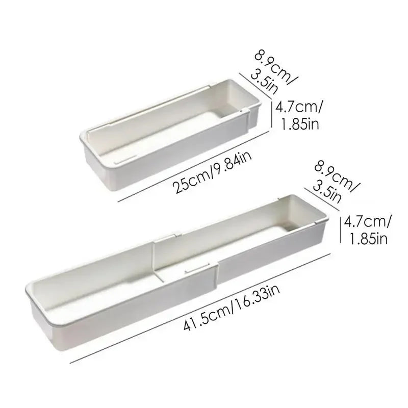 boîtes rangement tiroir blanc modernes pratiques cuisine vaisselle accessoires organisation