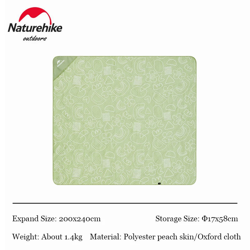 tapis pique nique imperméable motif floral toile veloutée sol moderne portable extérieur plage camping