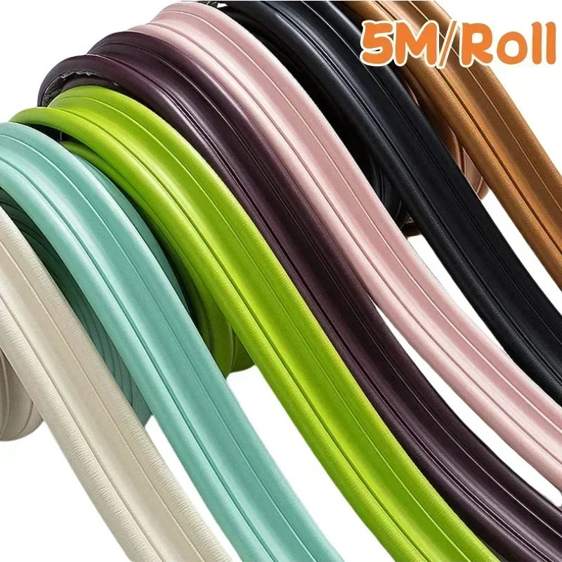 ruban bordure adhésif plinthe blanc marron noir rose pâle jaune moderne opacité lisse