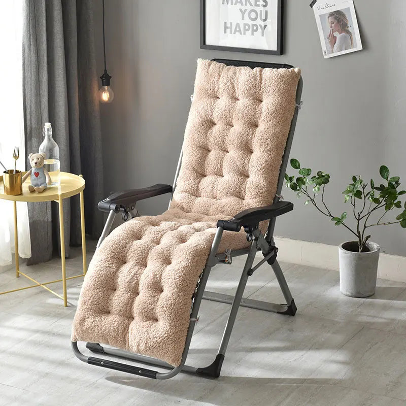 coussin chaise vert pastel peluche épaisse boutons moderne confortable rubans fixation 160x50x12cm