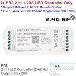 contrôleur led zigbee 3.0 wifi rgb rgbw rgb+cct 20a max charge moderne blanc
