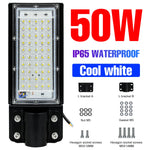 projecteur led lampe rue moderne étanche ip65 blanc vis extérieure 220v