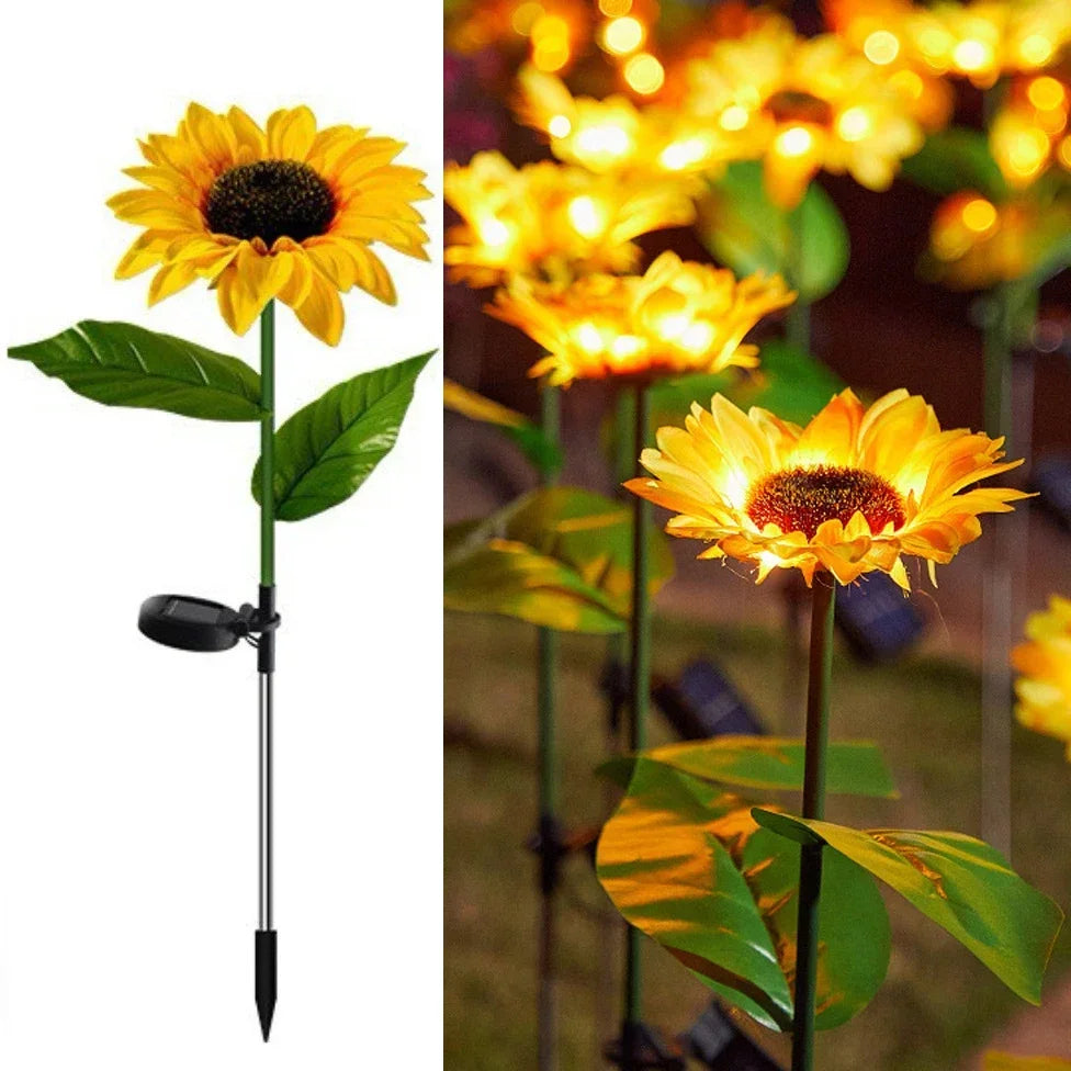 lumière solaire bouquet papillons colorés feuilles vertes moderne violet orange jaune