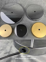 disques métalliques or clair or chrome modernes 10cm 12cm 15cm 16cm 18cm 20cm