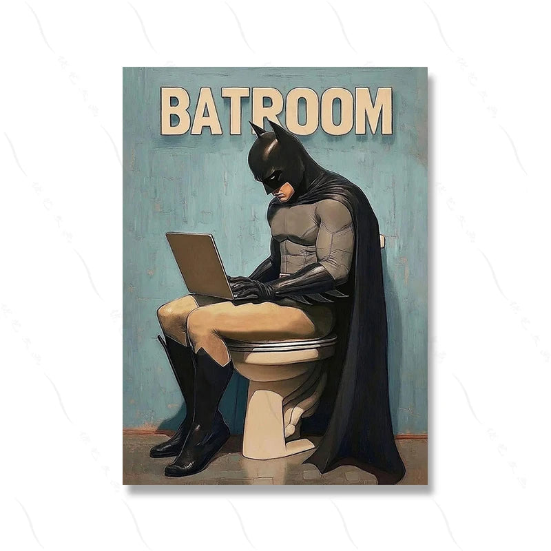 toile d'art batman pop culture toile sans cadre batman toile moderne toile humoristique toile
