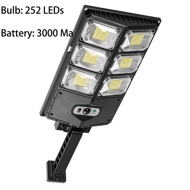 lampe rue led solaire détecteur mouvement moderne sans fil 10000 lumens