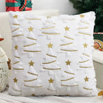 coussin halloween fantômes blancs oranges amovible lavable moderne zip caché