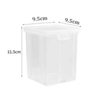 boîtes rangement transparentes modernes poignées vis fil rubans adhésifs organisation artisanale DIY