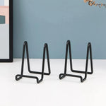support table minimaliste noir réutilisable cuisine fer sans motif