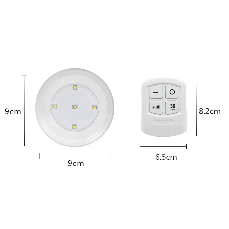 lumière led blanc moderne diodes télécommande adhésif rechargeable flux 2000 lumens