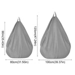 Sac main moderne rose clair gris beige doux uni coton 80cm 90cm