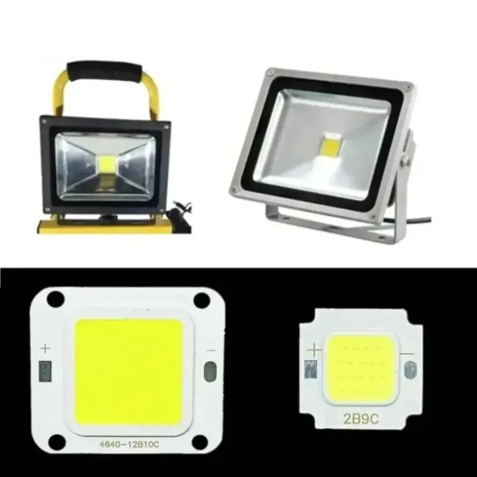 puce led cob carrée haute luminosité projecteur éclairage diy blanc chaud froid