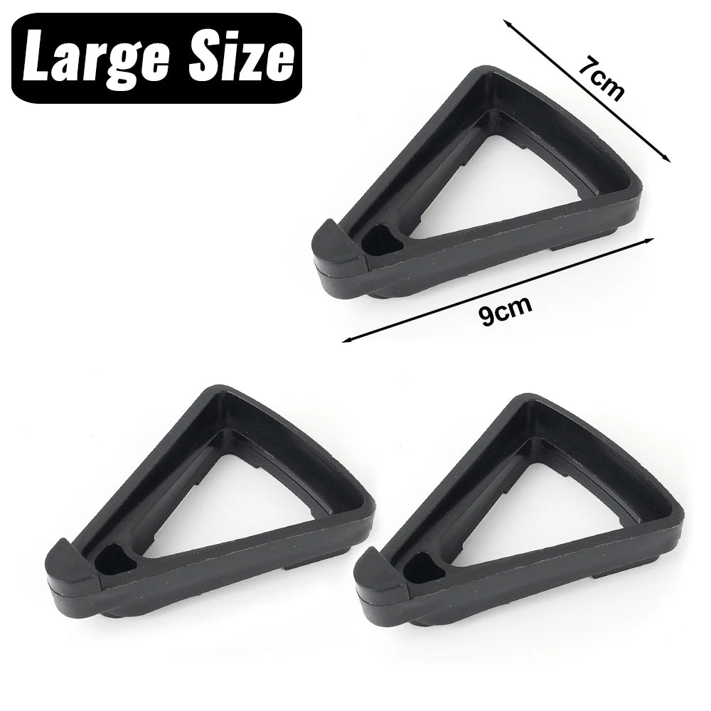 supports pot fleurs adhésifs modernes orange 20 pièces triangle plat invisible extérieur
