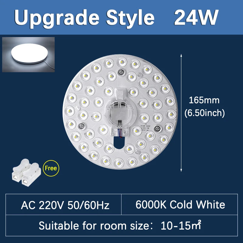 Panneau led plafonnier blanc moderne aimants 12w 18w 24w 36w 48w 72w