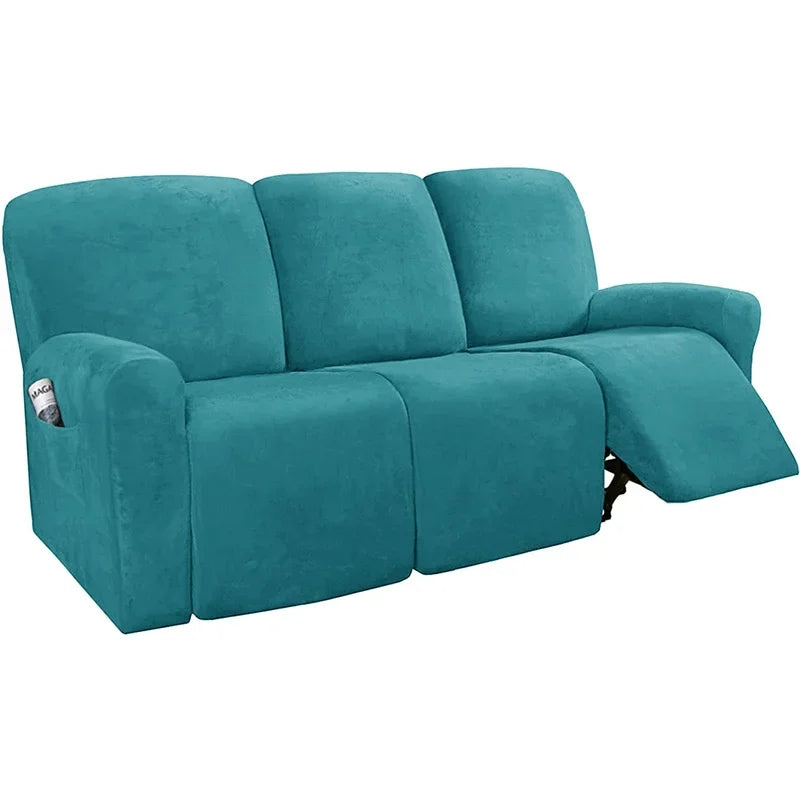 housse canapé velours moderne vert foncé bleu clair beige gris inclinable placesversible machine