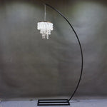 arche décorative mariage suspension lumineuse métal moderne élégante intérieur anniversaire baby shower