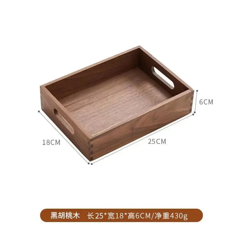 boîtes rangement bois moderne plateau thé tasses théière bijoux minimaliste