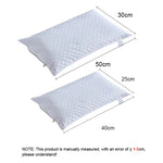 oreiller blanc coton sarrasin massage cou moderne literie voyage fermeture glissière