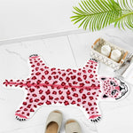 tapis moderne rose tigre polyester antidérapant imperméable salon chambre voyage