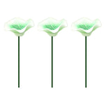 supports papillons artificiels fleurs simples modernes décoratifs tringles rose blanc jaune vert