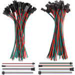 câbles électrique connecteurs mâle femelle 24v 2pin 3pin 4pin 5pin noir rouge vert