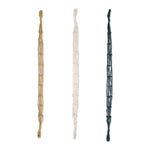 porte rouleaux papier toilette suspendu cordelettes decoratives filet tresse boheme rustique artisanal