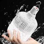 lampe led rechargeable usb blanc moderne crochet camping nuit économie energie