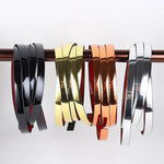 bandes décoratives auto adhésives rose gold or argent modernes contemporaines smooth