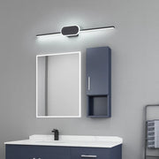 Applique murale LED moderne 70/90/110cm pour salle de bain et coiffeuse, lumière blanche ou noire