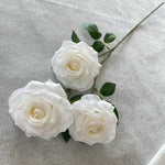 bouquet roses artificielles décoration mariage anniversaire intérieur classique blanc rose vert